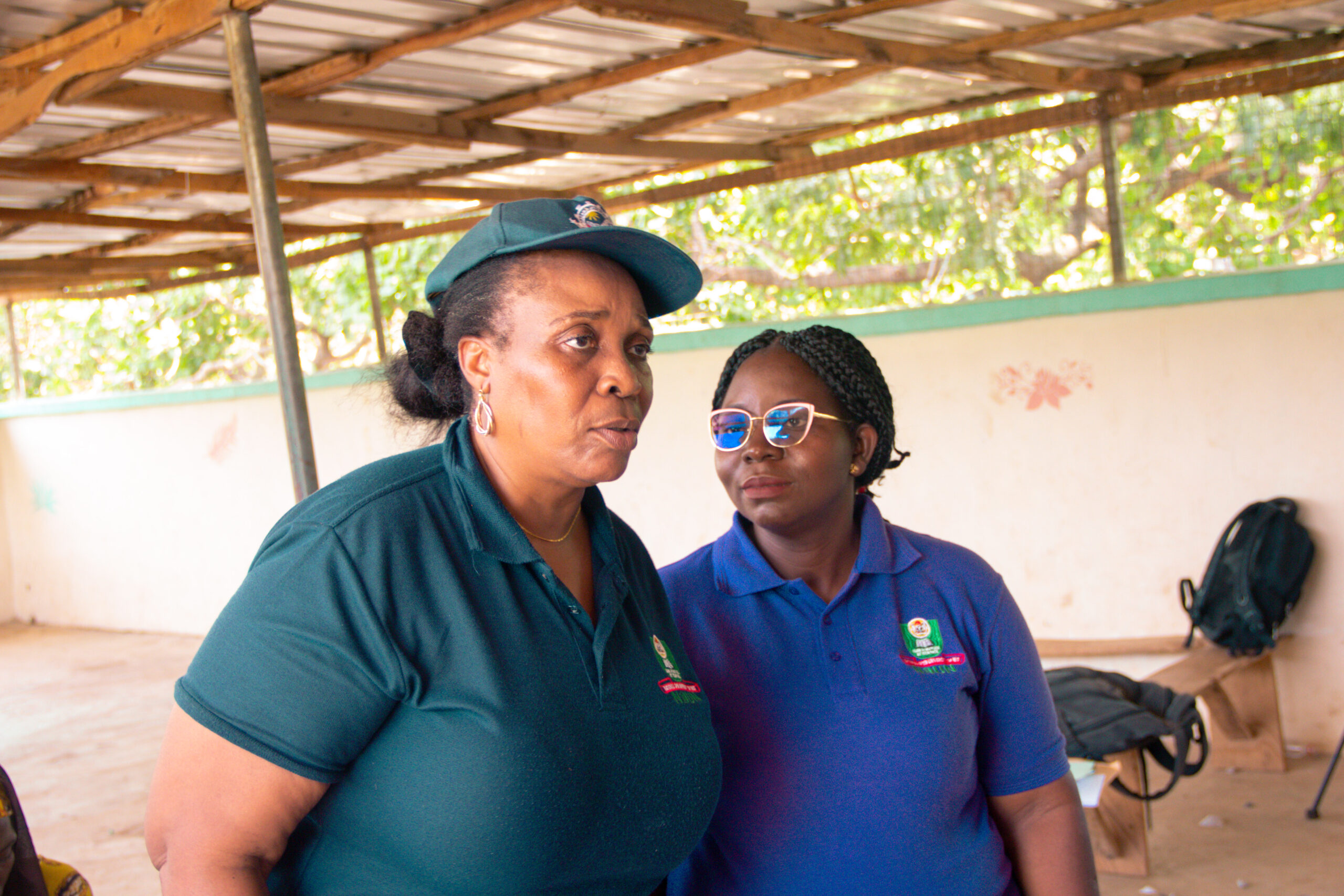 Dr. Oluremi Saliu at IDP camp