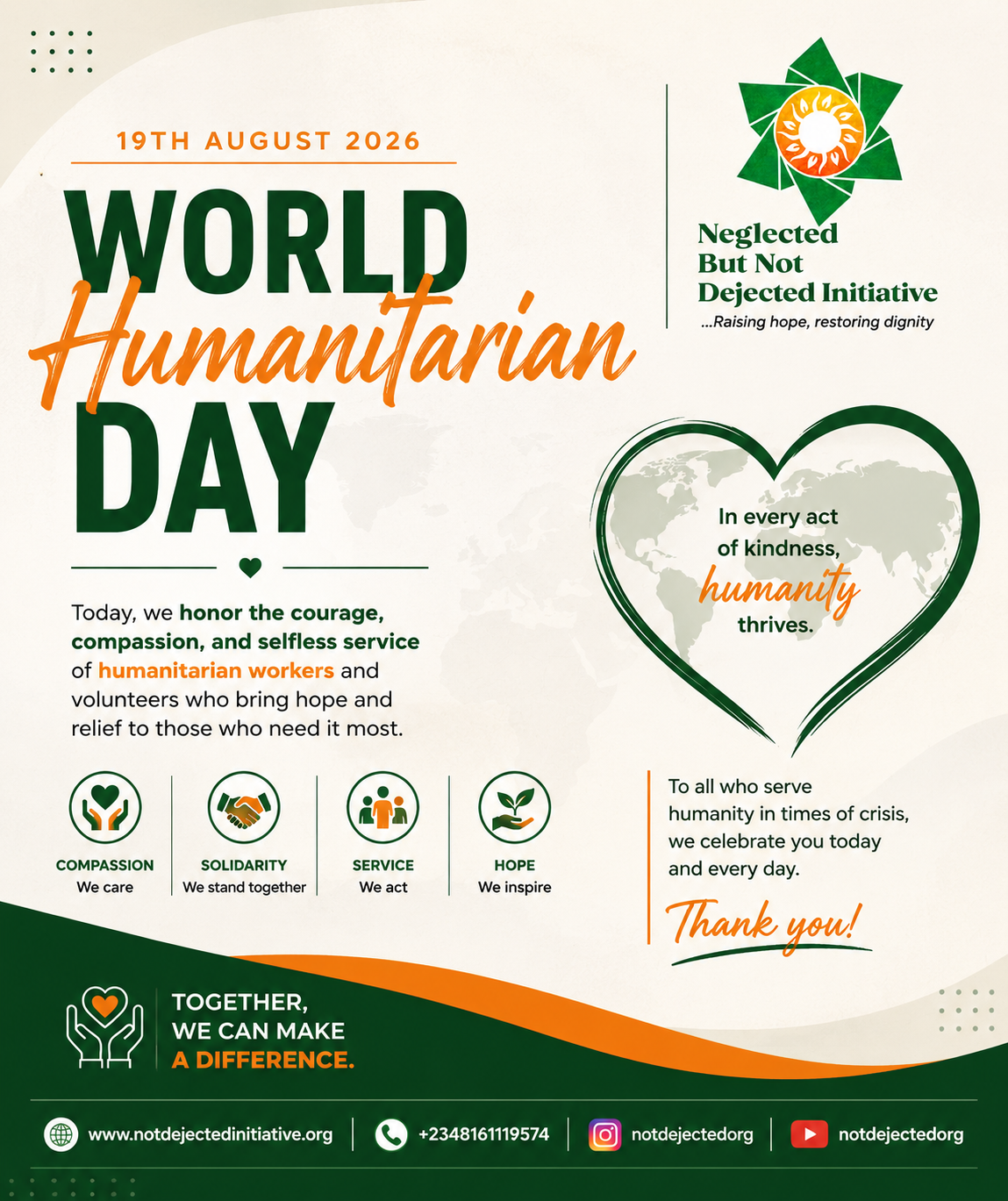 WORLD HUMANITARIAN DAY, 2026